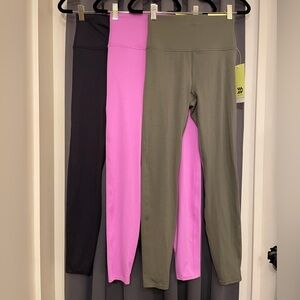 All In Motion Bundle of 3 Flex Ultra High Rise Leggings Size XS